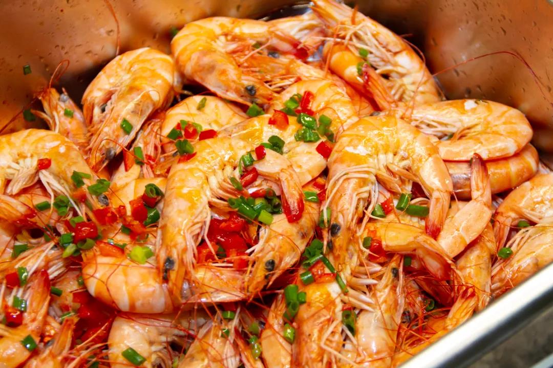 鮮香多汁的大肉蝦！